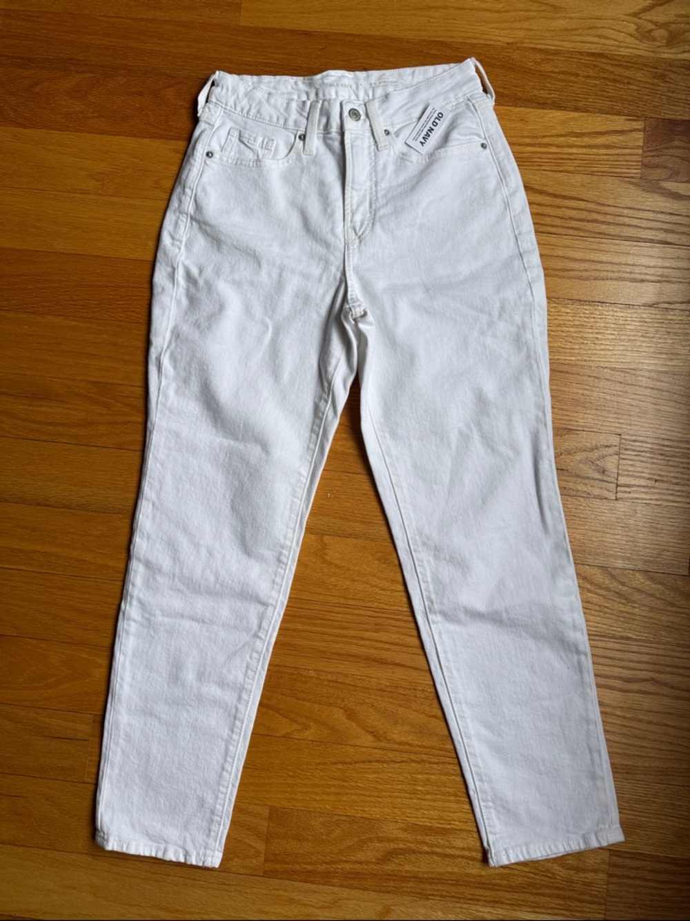 Old Navy OG straight white jeans NWT
